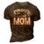 Cool Proud Army Mom | Funny Mommies Military Camouflage Gift 3D Print Casual Tshirt Brown