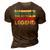 Dad The Man The Myth The Rugby Legend Gift For Mens 3D Print Casual Tshirt Brown