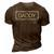 Daddy Est 2023 Promoted To Daddy 2023 Fathers Day Dad Gift For Mens 3D Print Casual Tshirt Brown