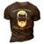 Dads With Beards Are Better Fathers Day T Gift For Dad Gift For Mens 3D Print Casual Tshirt Brown