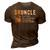 Druncle For The Best Uncle Druncle Definition 3D Print Casual Tshirt Brown