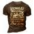 Female Mechanic Of Course I Dont Work Tools Garage Cars Gift For Womens 3D Print Casual Tshirt Brown