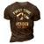 First Time Daddy New Dad Est 2023 Fathers Day Gift T 3D Print Casual Tshirt Brown