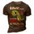 I Love You Daddy Dinosaur Dad Fathers Day Kids Son Daughter 3D Print Casual Tshirt Brown