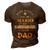 Mario Name Gift My Favorite People Call Me Dad Gift For Mens 3D Print Casual Tshirt Brown