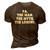 Pa The Man The Myth The Legend Dad Funny Gift Christmas 3D Print Casual Tshirt Brown