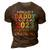 Proud Daddy Of A 2023 Kindergarten Graduate Son Daughter Dad 3D Print Casual Tshirt Brown