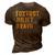 Retro Vintage Foxtrot Juliet Bravo Military Quote 3D Print Casual Tshirt Brown