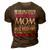 Super Cool Mom Of Hvac Mechanic T Funny Gift 3D Print Casual Tshirt Brown