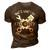 Thats What I Do I Fix Stuff And I Know Things Mechanic Dad Gift For Mens 3D Print Casual Tshirt Brown