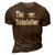 The Swimfather Swimming Dad Swimmer Life Fathers Day 3D Print Casual Tshirt Brown