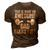 This Is What An Awesome Dad Looks Like Gift For Mens 3D Print Casual Tshirt Brown