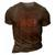 Vintage Uncle The Man Myth Fathers Day Gift For Men 3D Print Casual Tshirt Brown
