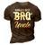 Worlds Best Bro Pregnancy Announcement Brother To Uncle Gift For Mens 3D Print Casual Tshirt Brown