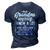 Ask Grandpa Anything Funny Fathers Day Gift 3D Print Casual Tshirt Navy Blue