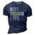 Best Booboo Ever For Men Grandad Fathers Day Booboo Gift For Mens 3D Print Casual Tshirt Navy Blue