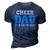 Cheer Dad Scan For Payment – Best Cheerleader Father Ever 3D Print Casual Tshirt Navy Blue
