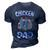 Chicken Dad Funny Fathers Day Men Kids 3D Print Casual Tshirt Navy Blue