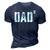 Dad Squared Daddy Of 2 Hilarious Funny Fathers Day Men Gift For Mens 3D Print Casual Tshirt Navy Blue