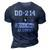 Dd214 Army 101St Airborne Alumni Veteran Father Day Gift 3D Print Casual Tshirt Navy Blue