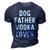 Dog Father Vodka Lover Funny Dad Drinking Gift Gift For Mens 3D Print Casual Tshirt Navy Blue