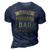 Fathers Day Dad The Legend Legend Husband Dad Grandpa 3D Print Casual Tshirt Navy Blue