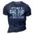 Its Not A Dad Bod Its A Father Figure Funny Dad Gift For Mens 3D Print Casual Tshirt Navy Blue