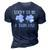 Lucky To Be A Twin Dad St Patricks Day 3D Print Casual Tshirt Navy Blue