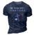 Military Be Strong And Courageous Christian Bible Quotes 3D Print Casual Tshirt Navy Blue