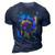 Number One 1 Dad Tie Dye Daddy Fathers Day Best Dad Ever 3D Print Casual Tshirt Navy Blue