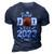Proud Dad Of A Basketball Senior 2023 Funny Basketball Dad 3D Print Casual Tshirt Navy Blue