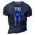 Puerto Rican Tio Uncle Puerto Rico Flag Latino Gift For Mens 3D Print Casual Tshirt Navy Blue