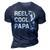 Reel Cool Papa Fishing Dad Gift Fathers Day Fisherman Fish 3D Print Casual Tshirt Navy Blue