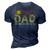 Retro Softball Dad Like A Baseball Dad But With Bigger Balls Gift For Mens 3D Print Casual Tshirt Navy Blue