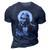 The Dogfather Pitbull Pitbull Dog Dad Best Dog Daddy Ever Gift For Mens 3D Print Casual Tshirt Navy Blue