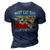 Vintage Best Cat Dad Ever And Retro For Dad Men Fathers Day 3D Print Casual Tshirt Navy Blue