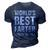 Worlds Best Farter I Mean Father Graphic Novelty 3D Print Casual Tshirt Navy Blue
