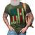 4Th Of July Elevator Mechanic Engineer Usa Elevator 3D Print Casual Tshirt Army Green