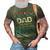 Autism Dad Autism Awareness Autistic Spectrum Asd 3D Print Casual Tshirt Army Green