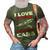 Auto Car Mechanic Gift I Love One Woman And Several Cars 3D Print Casual Tshirt Army Green