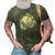 Baseball Dad Mom Sports Lover Baseball Game Day Vibes 3D Print Casual Tshirt Army Green