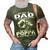 Being A Dad Is An Honor Being A Poppa Is Priceless Grandpa Gift For Mens 3D Print Casual Tshirt Army Green