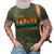 Best Dad Ever Men Retro Vintage Decoration Dad Papa 3D Print Casual Tshirt Army Green