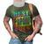 Best Papaw Ever Vintage Tie Dye Funny Fathers Day 3D Print Casual Tshirt Army Green