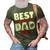 Best Turkey Hunting Dad Ever Turkey Hunter Loves Hunting Gift For Mens 3D Print Casual Tshirt Army Green