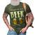 Cheer Dad Cheerleader Father Funny Competition 3D Print Casual Tshirt Army Green