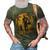 Dad And Daughter Volleybal Graphic Men Women Boys Girls 3D Print Casual Tshirt Army Green