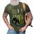 Dad Autism Awareness American Flag Autism Dad Daddy 3D Print Casual Tshirt Army Green