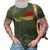 Dad The Man Pilot Legend Retro Vantage Style Fathers Day 3D Print Casual Tshirt Army Green