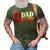 Dad The Man The Lineman The Legend Electrician 3D Print Casual Tshirt Army Green